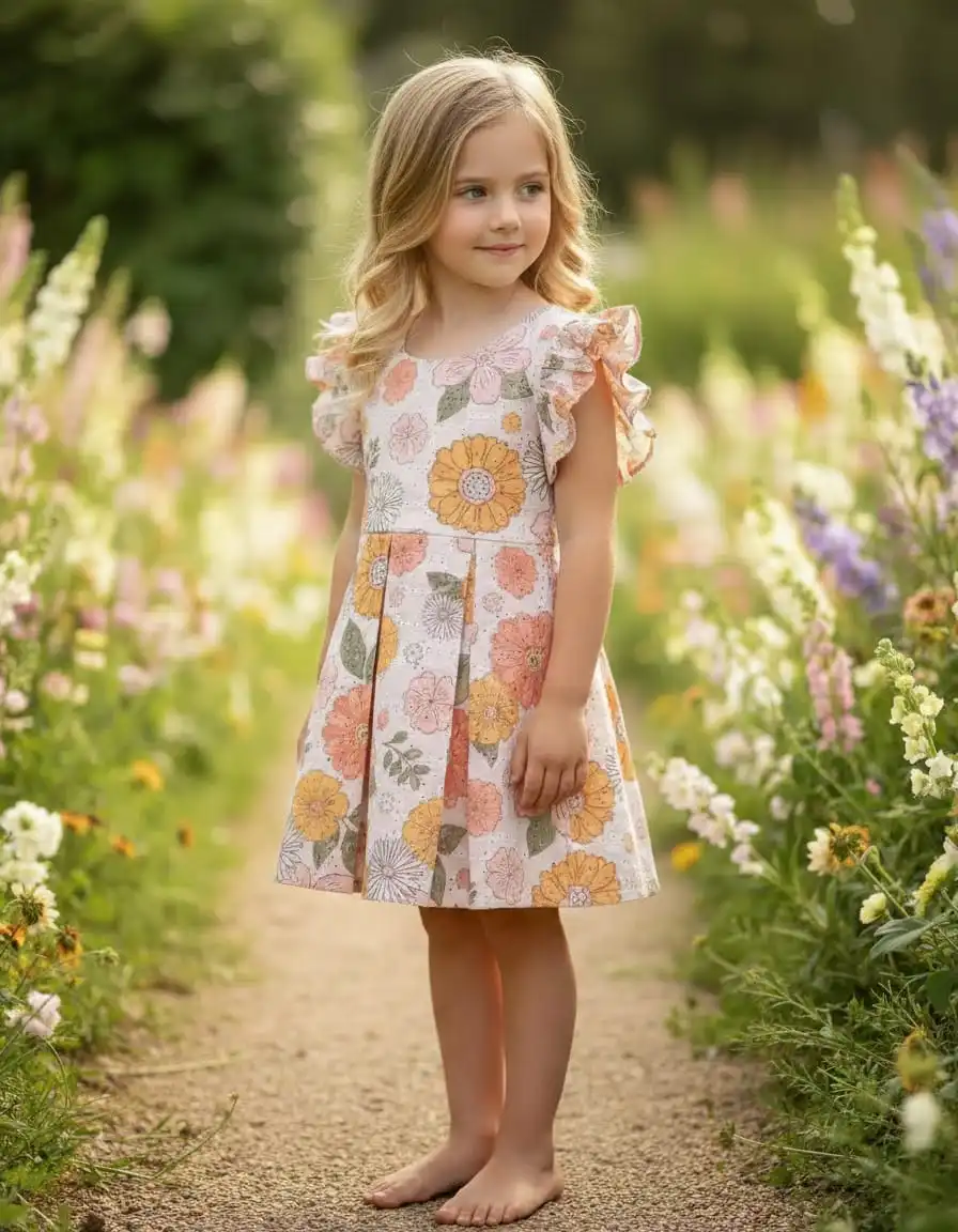 blossom-charm-cream-floral-hakoba-cotton-frock-for-girls