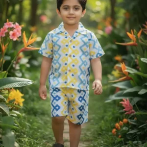 boys-premium-cotton-printed-co-ord-set-shirt-shorts