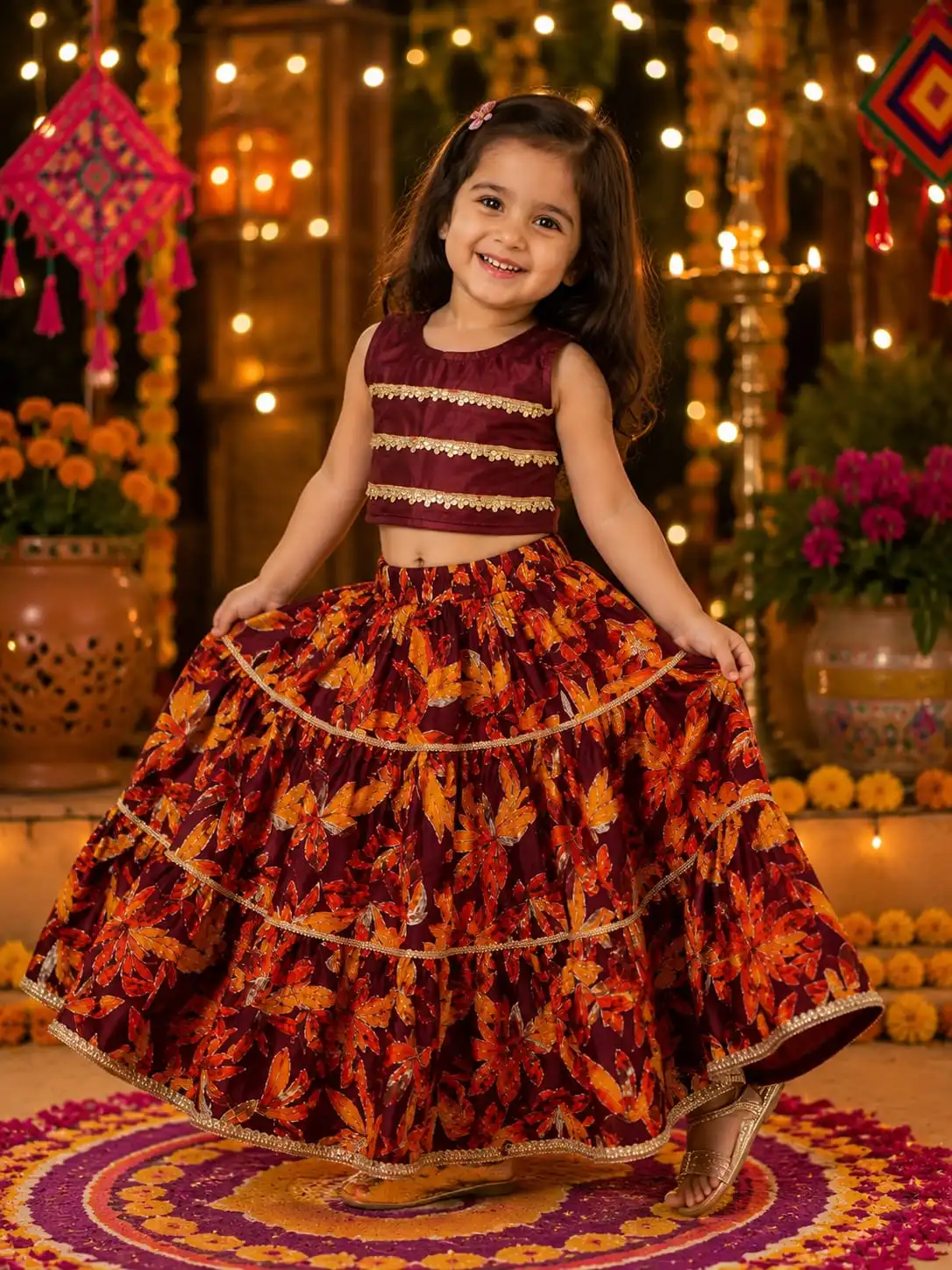 premium-cotton-girls-floral-chaniya-choli-set-with-sequin-lace-festive-ethnic-wear